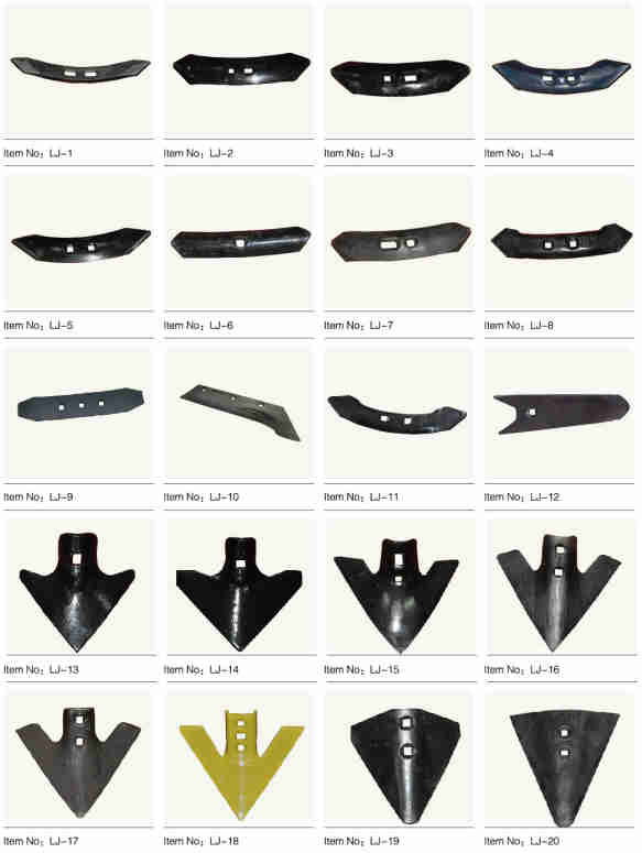 LJ-5 Good Quality Customized Agricultural Machinery Parts Plow Tip Plow Shovel for Cultivator Machine