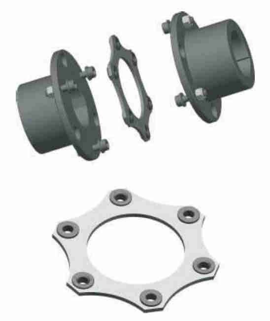 Taper Sleeve Single Pack Spicer Disc Coupling