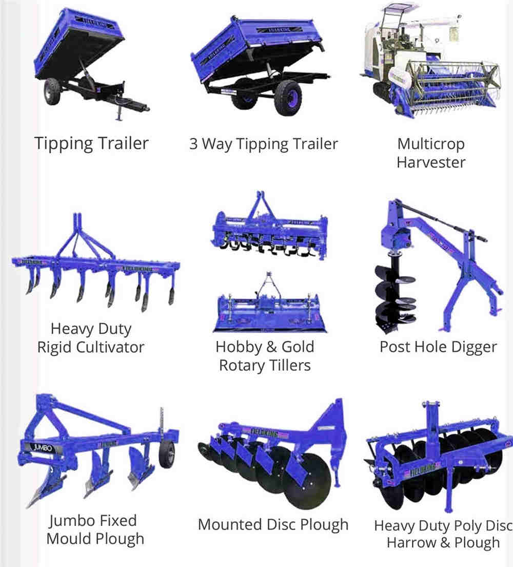 Agricultural Tractor Link Used 7 ft Rotary Tiller for Sale