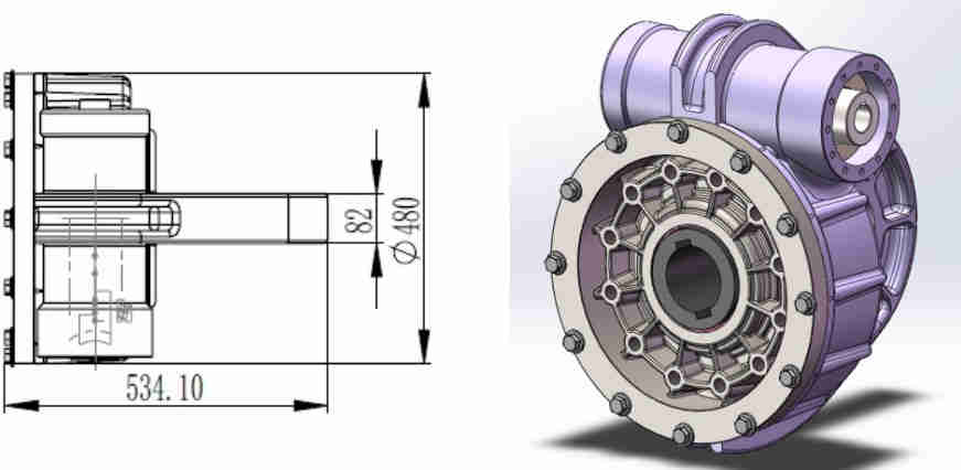 Fully Self-Locking Non Standard Gear Motor Reducer Worm Gearbox for  Industry and Heavy Equipment