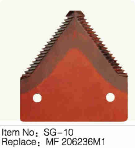 SG-10 Knife Section Replacement of Agricultural Combine Harvester MF 206236M1