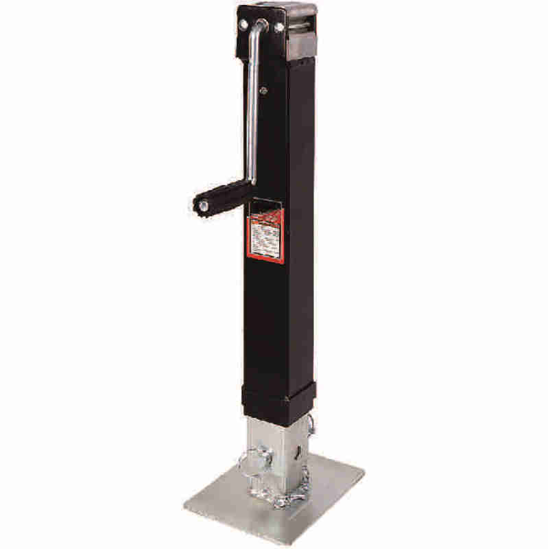 1BJY-TJ-54 Capacity 7000LBS Drop Leg Topwind Trailer Parts and Accessories Trailer Direct-Weld Square Jack With Footplate