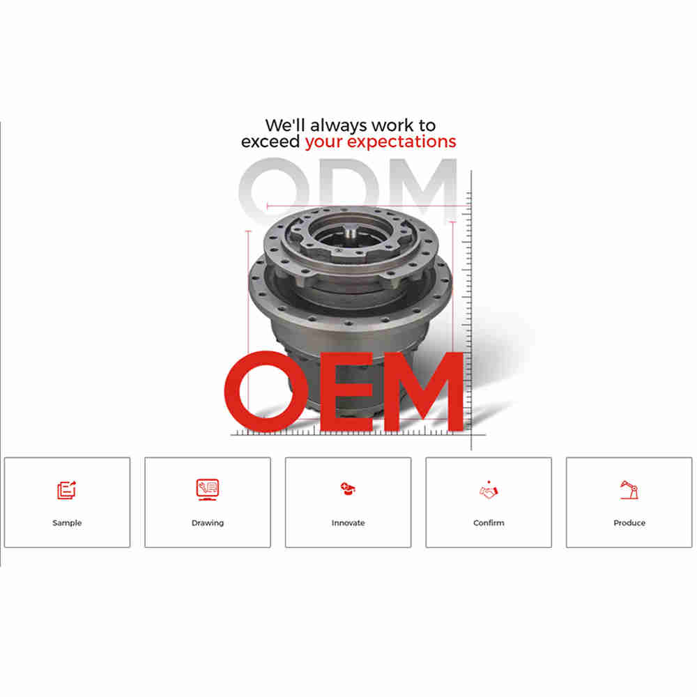 EC460 Excavator Planetary Speed Reduction Gearbox Final Drive Travel Reduction Gear Travel Gearbox