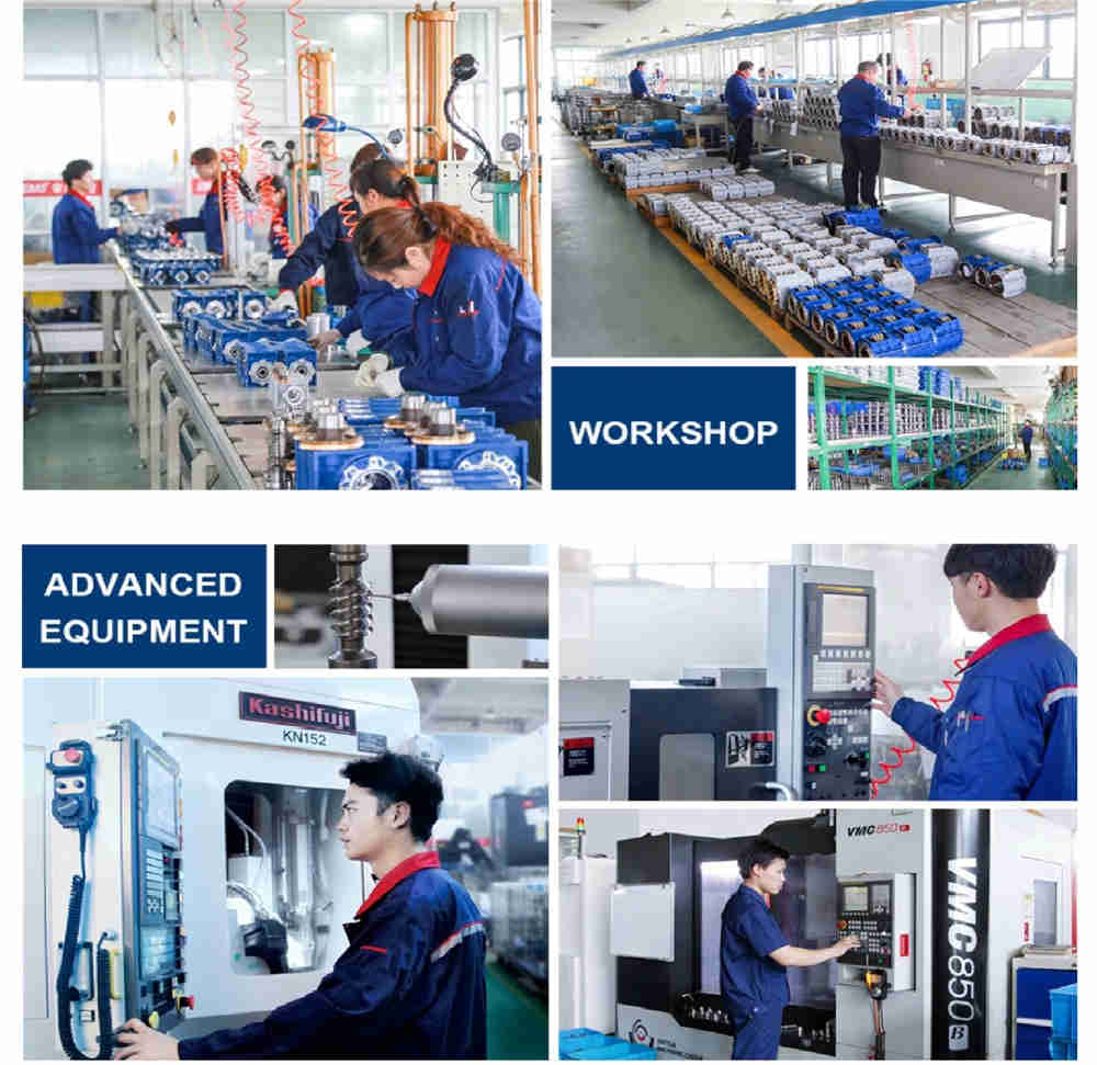 Involute Spur Gear Reduction Gearbox Nmrv Series Input Flange Nmrv Worm Gearbox