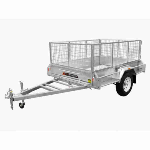 Heavy Duty ATV Towed Trailer with Low MOQ Mesh Dump Cart for Car Towing Heavy Loading Box Trailer