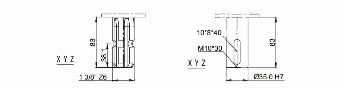 Fertilizer Broadcaster Fertilizer Seeder Round square Gearbox Speed Reducer Fertilizer Seeder Gear Drive Gearbox for Sale