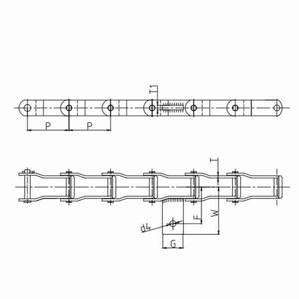 Good Quality Agricultural Machinery Chains for Sugar Cane Harvester