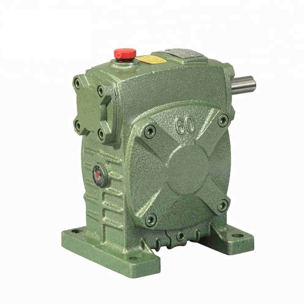 Chinese Supplier WPS 1 50 Ratio Worm Gear Speed Reducer Parallel Shaft Bevel Helical Gearbox Transmission Gearbox