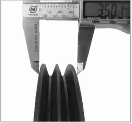 Raydafon Cast Iron V-Belt Pulley Sheaves SPB125 2 Grooves 132mm OD with 2012 Taper Bushing Customizable OEM Support