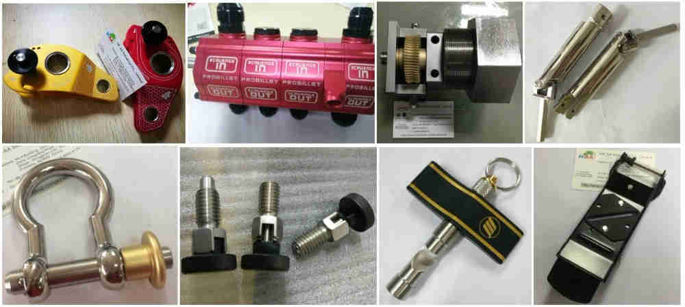 TS16949 Factory Custom Precision CNC Machined 6061/6063 Aluminum Driveshaft Yoke with clear Anodized