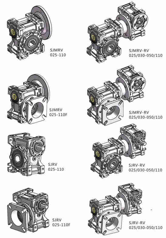 NMRV Aluminum Alloy Worm Wheel Reduction Gear Box Speed Reducer Automatic Car Washer Gearbox With  IP67 Motor
