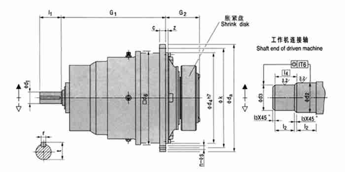High Torque Precision P Series Right Angle Brevini Riduttori Planetary Gearbox Em-ED-Et-Et