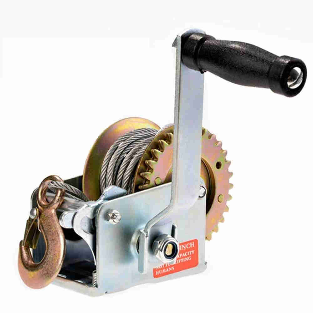 1BJY-HW-01S New Condition Trailer Hand Winch with 8m Steel Wire 600lbs Capacity Trailer Parts and Accessories