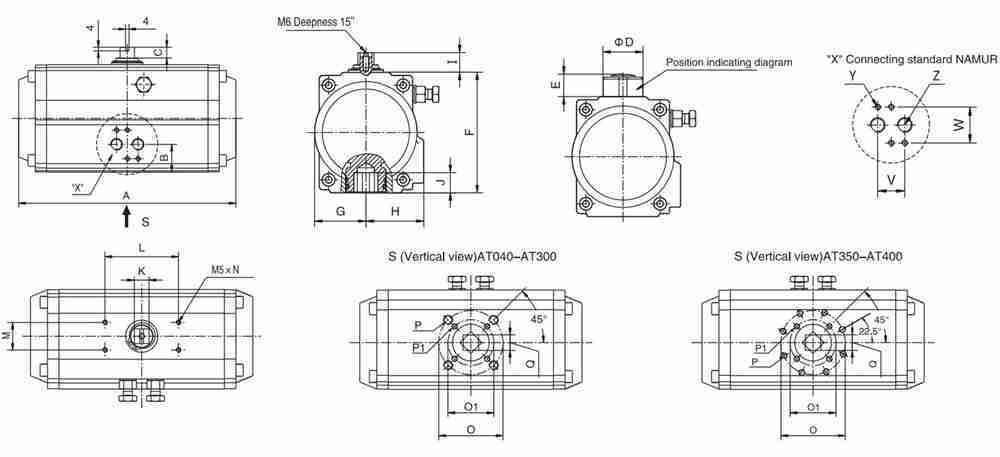 Professional Manufacturer Stainless Steel Neumatic Actuator Pvc Pneumatic Ball Valve for Valve Gearboxes