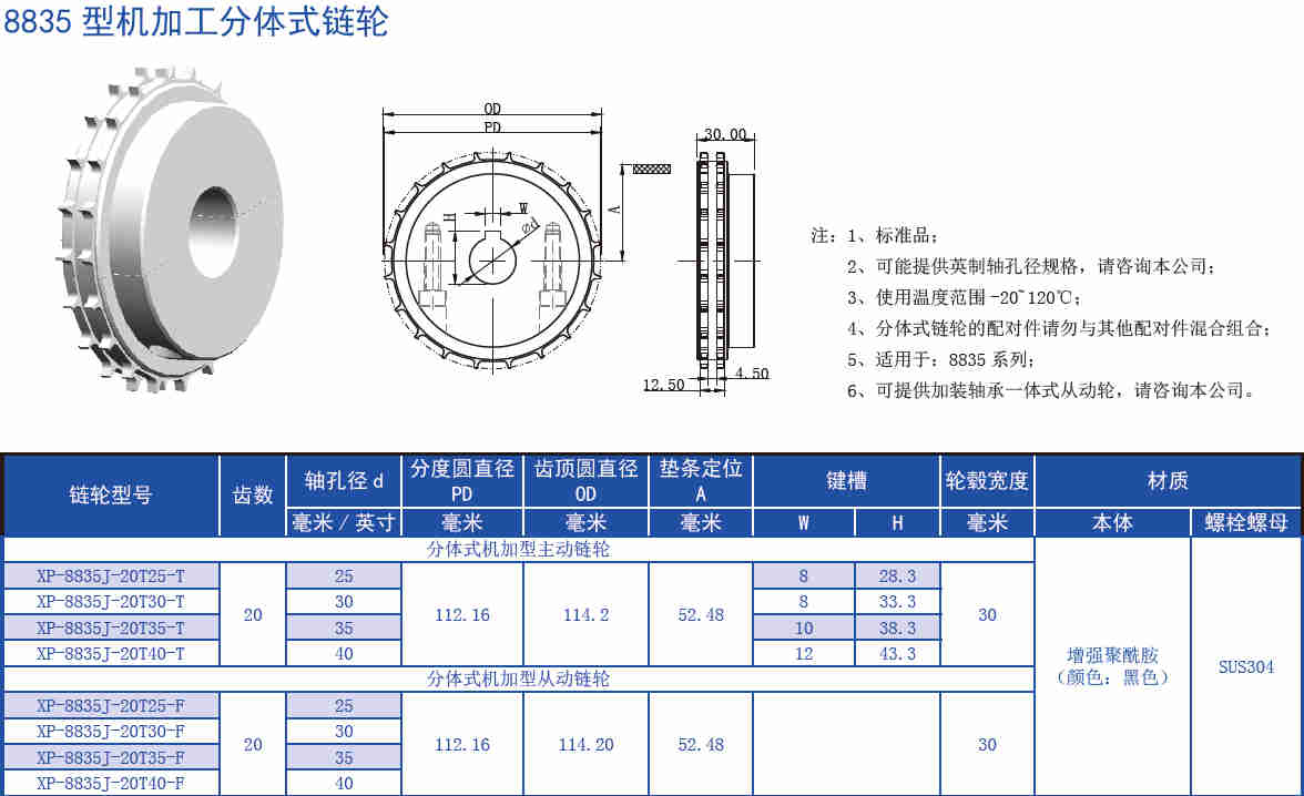 8835 Series 8.8mm Ultra-small Pitch Flat Top Chain Network Plastic Chain for Sale