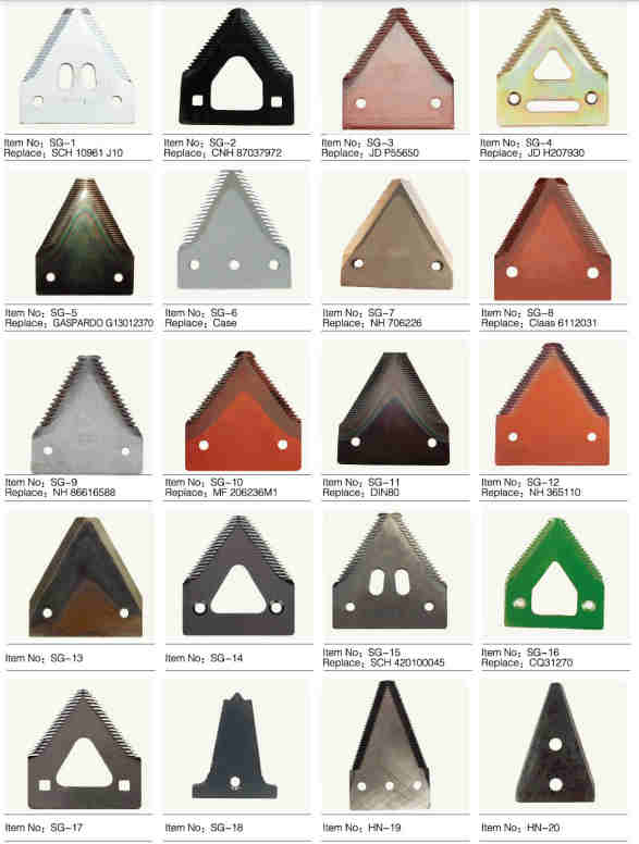 Wholesale Quality Alloy Rotary Tiller Blade Replacement of Agricultural Cultivator