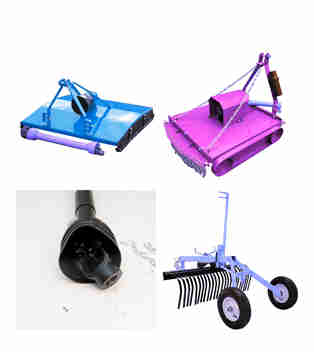 3 Point Tractor Lawn Mower Tractor Brush Cutter