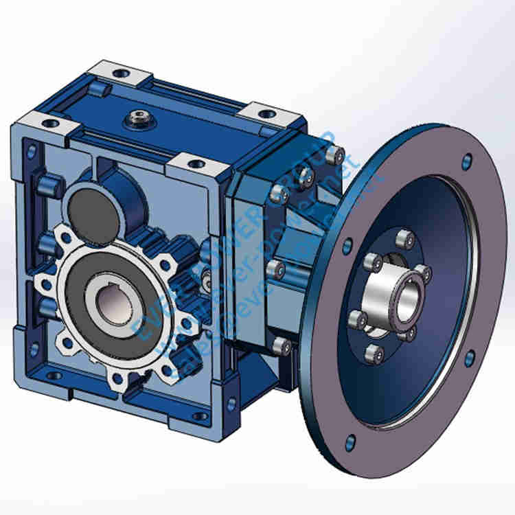 2 Wpa Worm Electric Motor Reduction Bkm Bevel Gear Helical Hypoid Speed Reducer Gearbox for Concrete Mixer
