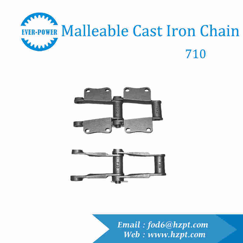 667XH Pintle Chain with ISO Certified Steel Attachments Conveyor Chain with (special) Attachments. Pintle Chain