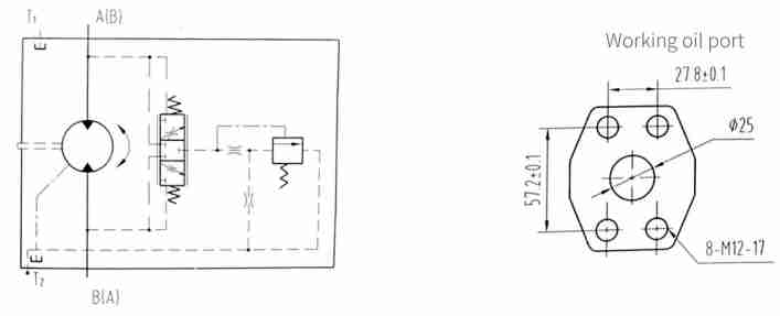 G2FM80 Series Self-propelled Cotton Harvester and Baler Parts Constant Displacement Motor Hydraulic Motor for Corn Machine