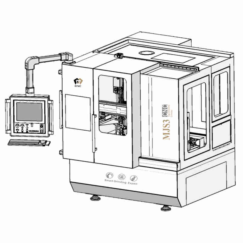 MJS3 Full-automatic Lathe Machining Center Roller Grinding Machine CNC Tap Chamfer Grinder