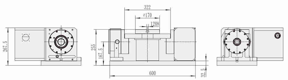 RTS-170 Cnc Machining Center 5 Axis Accessories for Numerical Control Machine