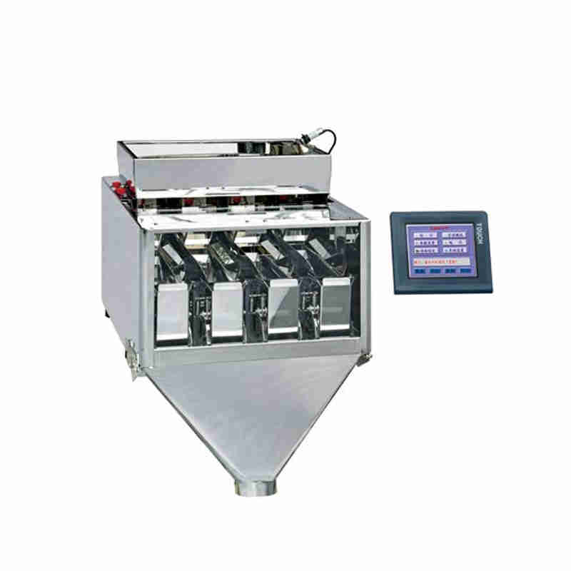 Linear Four Heads of Electronic Scale for Packaging Machine Small Granular Powder Materials Quantitative Weighing