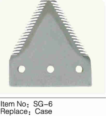 SG-6 Knife Section Replacement of Agricultural Combine Harvester