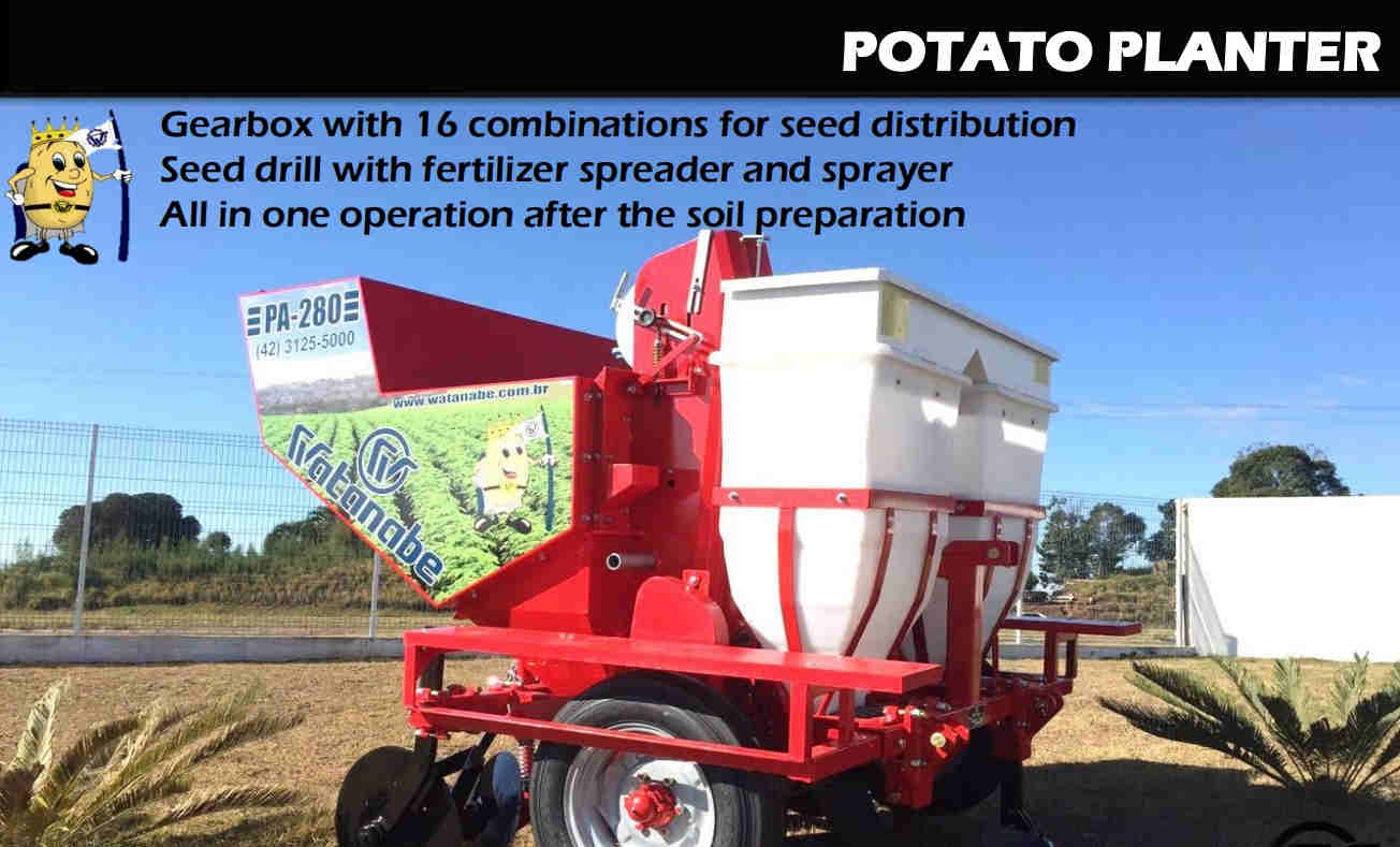 High Efficiency 4 Rows Multi-function Fertilizer Seeder Machine 1450kg Vegetable Seed Corn Potato Planter for Sale