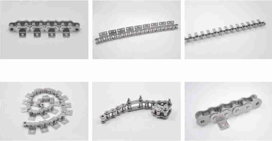 SSC28A-2 Series Stainless Steel Short Pitch Precision Roller Chain with Straight Plate Sprockets Transmission Chains in Steel