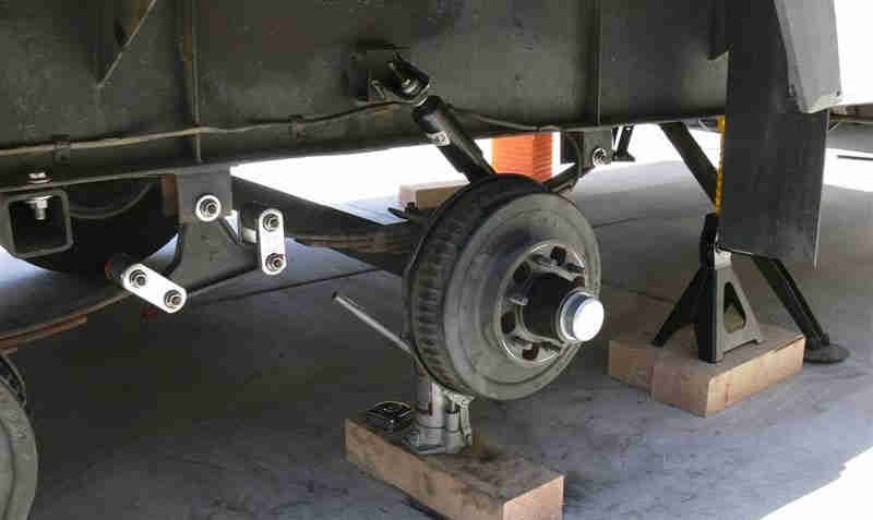 Trailer Axle 6000lbs 12inch 6*5.5PCD Electric Brake Straight Trailer Axle Assembly with Leaf Spring Suspension