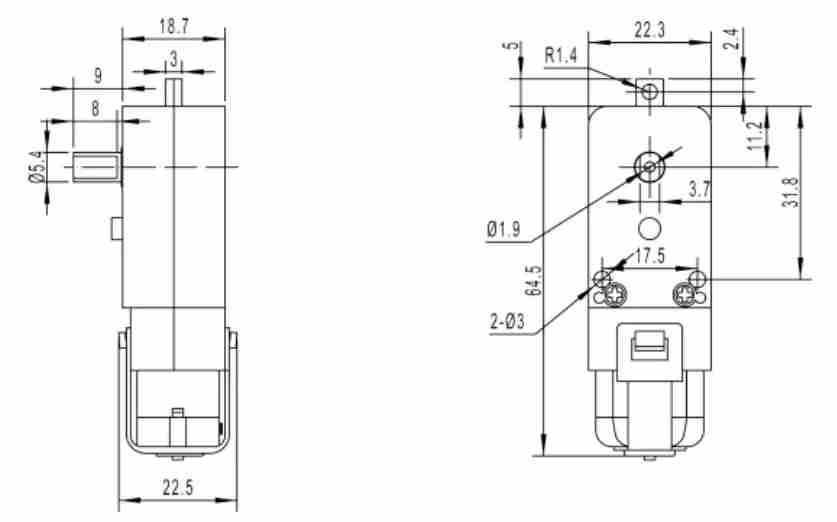 Promotional Various Durable Using TGP01S-A130 5v Mini Geared Dc Motor for Toy Car