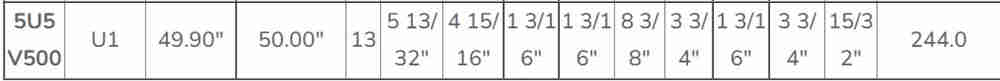 5V Series Cast Iron Five-Groove American Standard Pulley Sheaves With Split Taper Bushings for 5V Belts