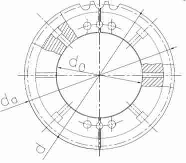 1/2 Segmented Half Chain Sprocket Wheel for Escalator Drive