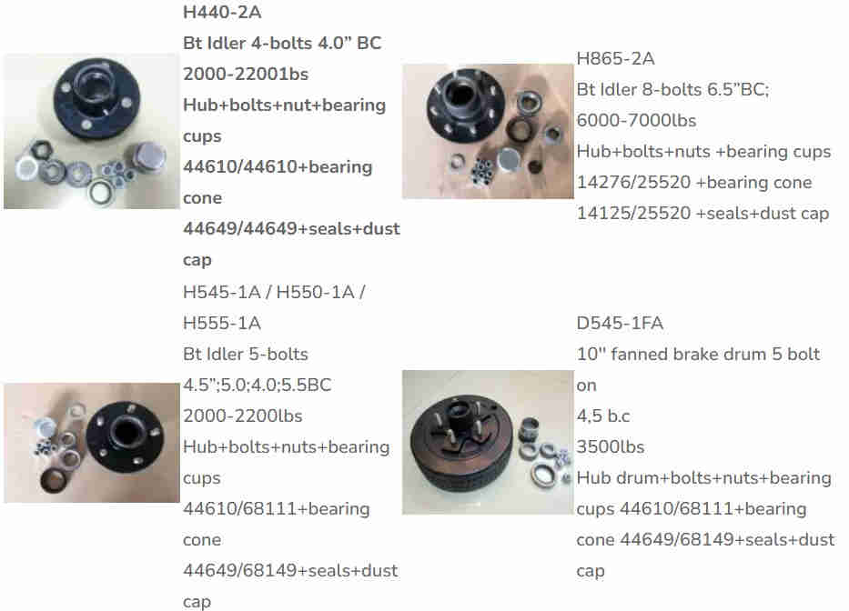 Wholesale Customized Trailer Parts 12 Fanned Brake Drum with 8 Bolt