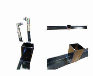 3 Point Bale Spear 1000mm, hay Bale Spikes, Tractor Attachments Round Bale Spik Bale Spear