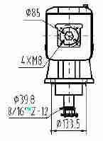 Hot Sale 90 Degree Right Angle Agricultural Gearbox for Farm Tractor Slasher Rotary Tiller PGA Feeder Mixer Noncomer Earth Auger
