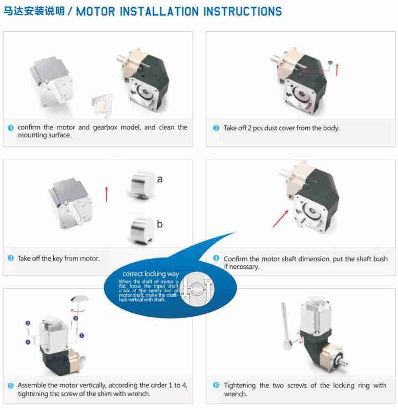 FABR Series 90 Degree Small Gearbox Mini Planetary Gearbox zero Backlash Gearbox