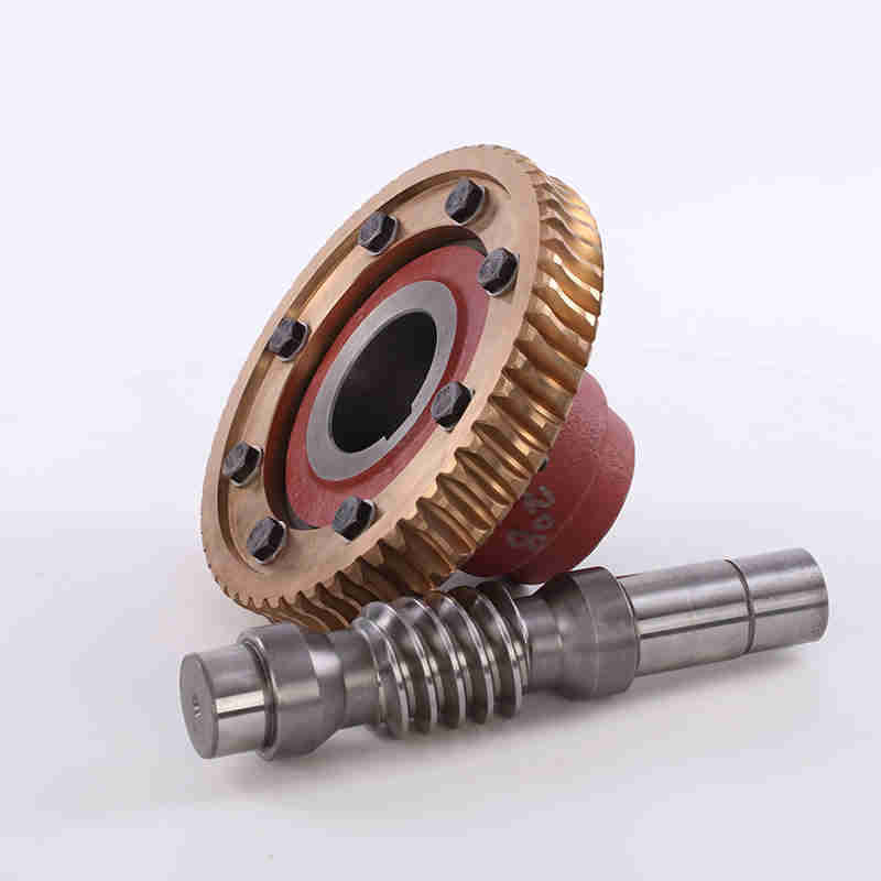 Metric Self Locking Globoid Steel Brass Pinion Slew Drive Wheel Steering Set Elevator Hobbing Machine CNC Screw Shaft  Worm Gear