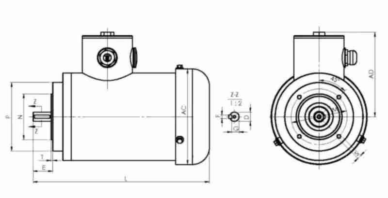 Low Price Guaranteed Quality B14 Face Mounted TEFC Stainless Steel Motor for Food Processing Plant