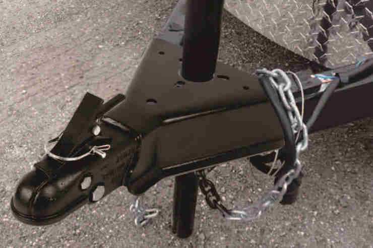 Capacity 15000LBS 1BJY-TC-42B Trailer Parts and Accessories A-Frame Trailer Coupler With Ball Size 2-5/16 Inch