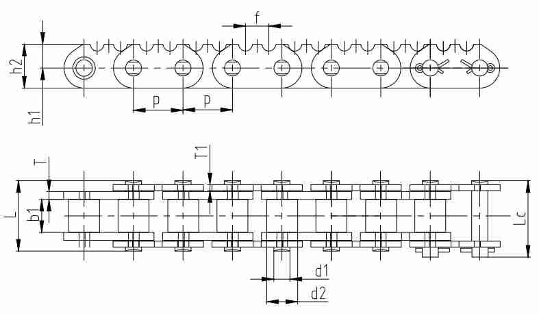 Agricultural Spare Parts Logging Machinery Chains for Sale