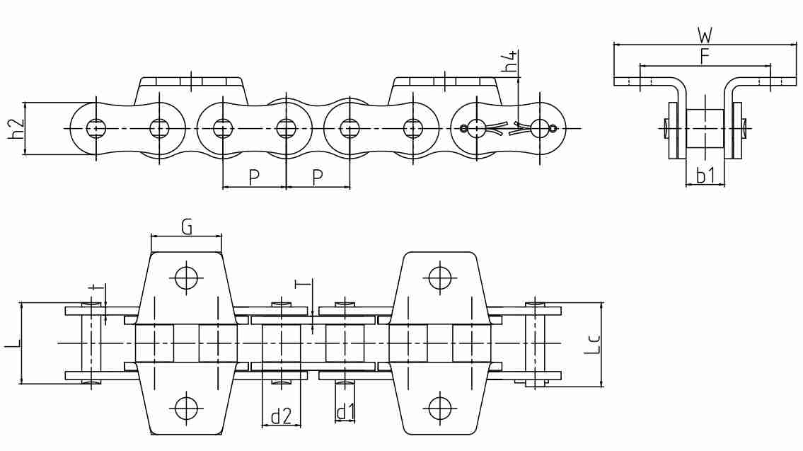Agricultural Machinery Chains for Plastic Film Recycling Machinery