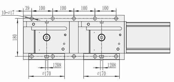 WT-170-2W CNC Milling Machining Center Lathe Machine CNC Turntable Rotary Table