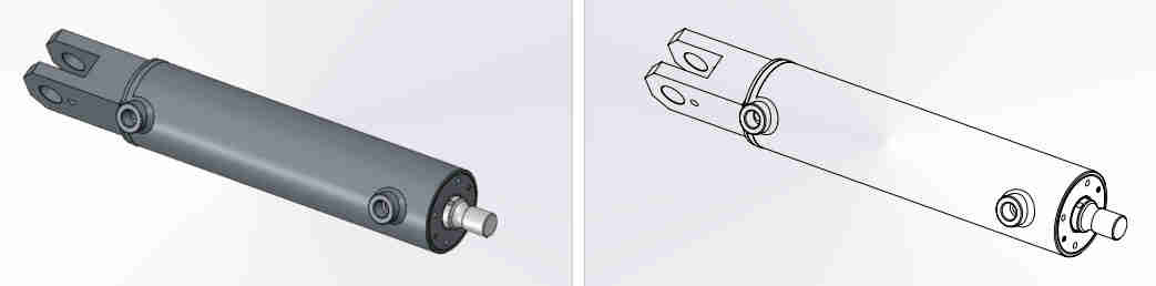 HCYY1112018 Wholesale Prices Professional Factory 12.5kg Forklift Accessories Hydraulic Cylinder for Sale