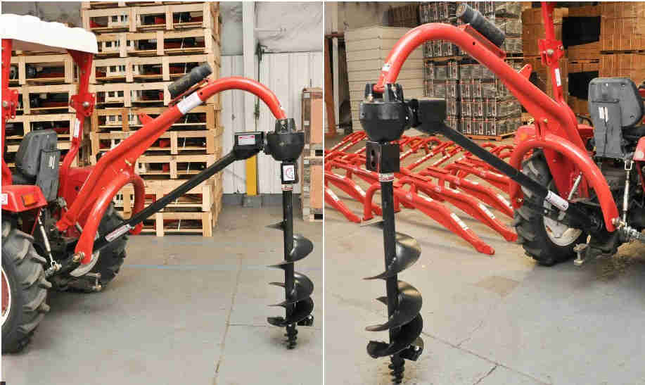 Model 1500 Heavy Duty 3 Point Post Hole Digger for Cat 1 & 2 Tractors