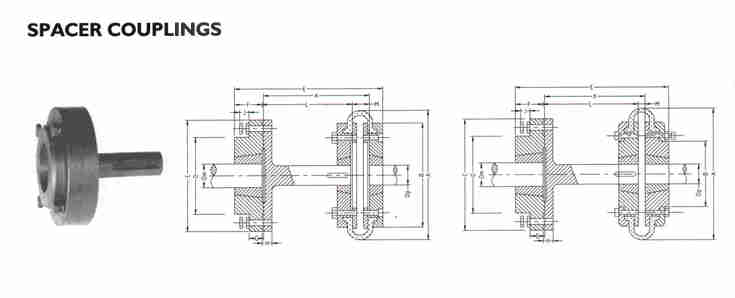 High Tolerance Coupling Spacer Disc Drive Coupling for Pump Machine