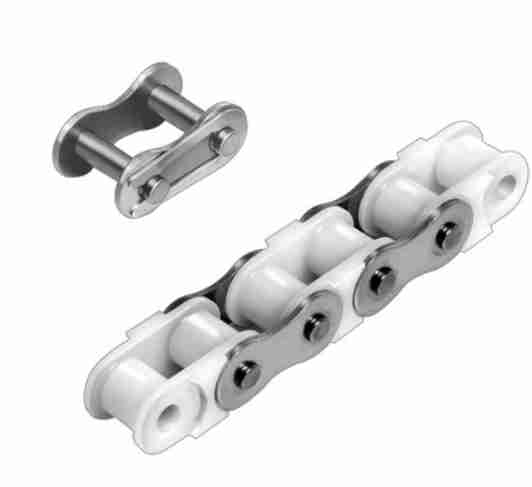 04C Stainless Steel Engineering Plastic Inner Link Chain and Sprockets in Steel