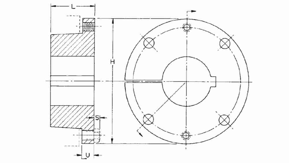 Low Price Guaranteed Quality XTB40 Bushings for Conveyor Pulleys
