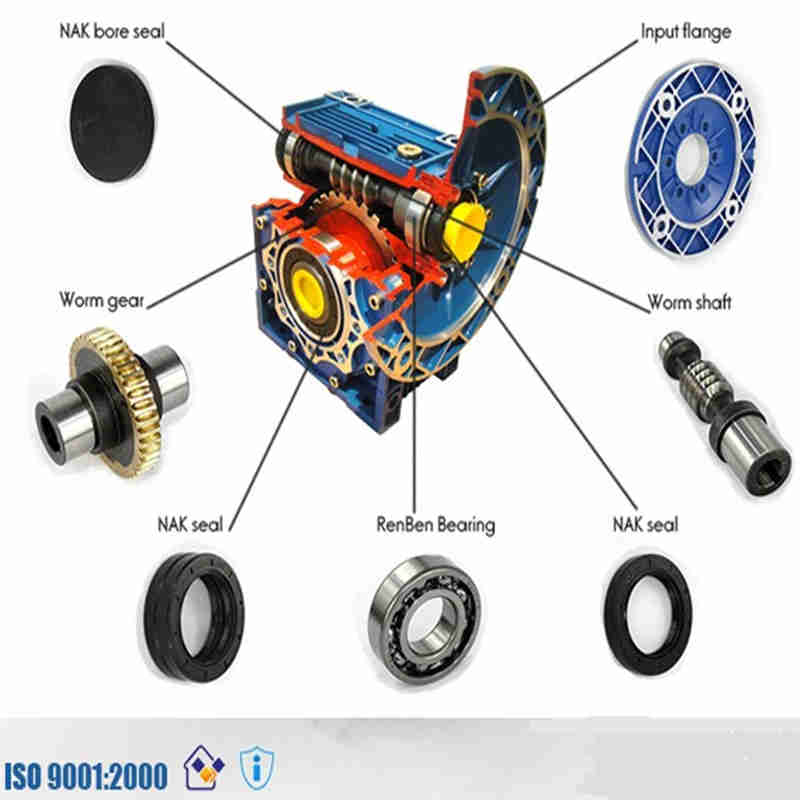 Premium Helical Gearbox zero Backlash Worm Gear Reduction Gearbox